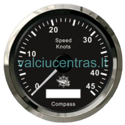 Spidometras su kompasu ir GPS 0-45 mazgų Nr.3